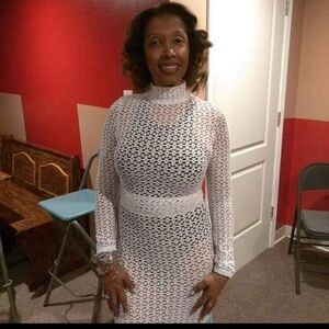 Gently loved women size small knit dress.